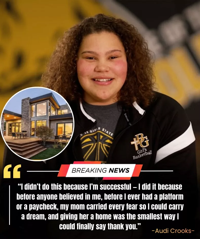While many young stars dream of luxury cars and designer jewelry, Iowa State women’s basketball standout Audi Crooks chose something far more meaningful. According to those close to her, Crooks used a significant portion of her early earnings and endorsements to buy her mother a safe, comfortable home — quietly ending years of financial stress the family had carried behind the scenes.