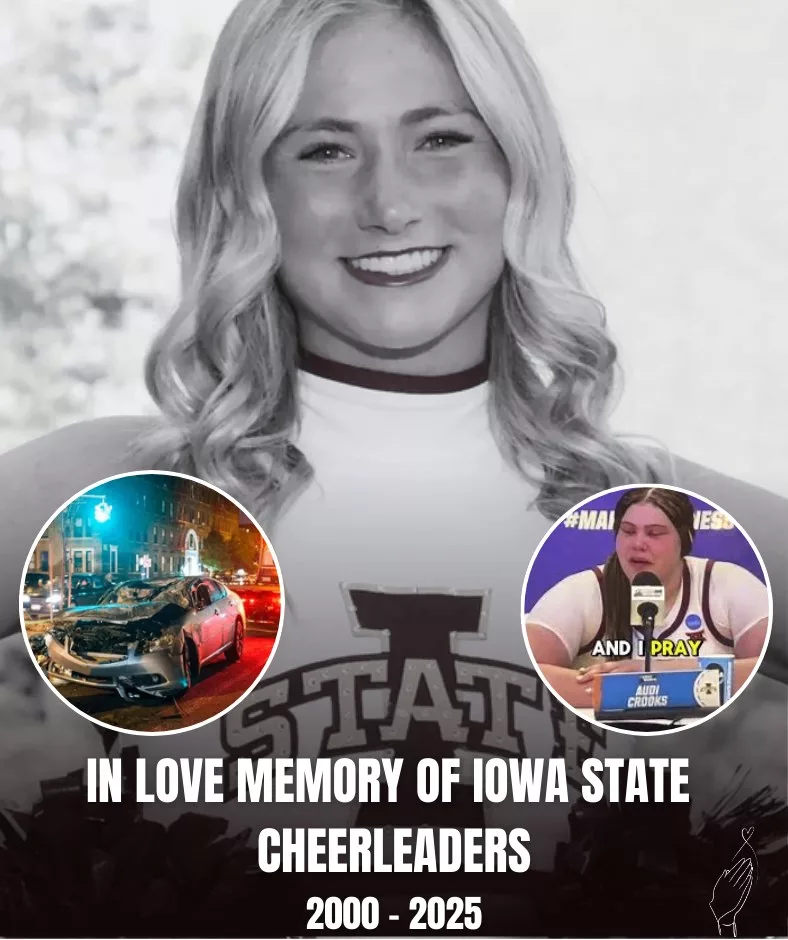 IOWA STATE CYCLONES STAR IN TEARS: Audi Crooks Heartbroken Over Rookie Cheerleader’s Tragic @ccident — Heartache Spreads Across Team and Fans - "She had an @ccident right after our winning game" The Iowa community is reeling as the player mourns the cheerleader, sharing the emotional reason behind her grief…