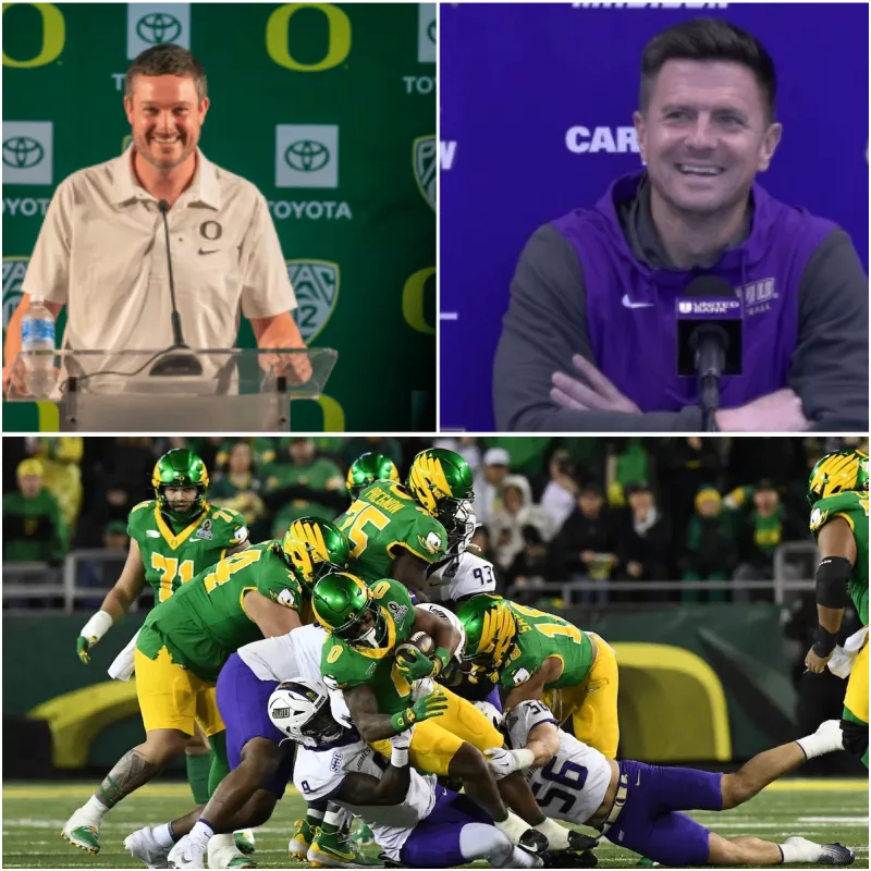 PRESS ROOM SHOCKER: “SHUT YOUR MOUTH!” The final score Oregon 51 - 34 James Madison was only half the story. After the clock hit zero, the real battle began in the press room.