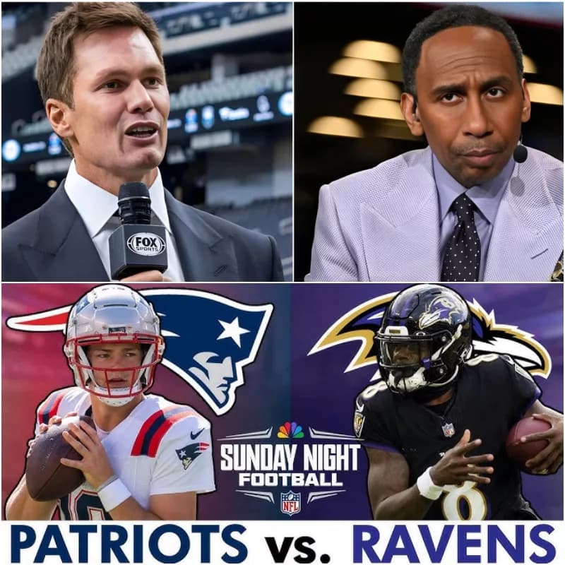 “SIT DOWN. AND BE QUIET, STEPHEN.” — Tom Brady SHUTS DOWN Stephen A. Smith LIVE ON AIR after a fiery attack on the New England Patriots ahead of their showdown with the Baltimore Ravens, leaving the ESPN studio completely frozen.