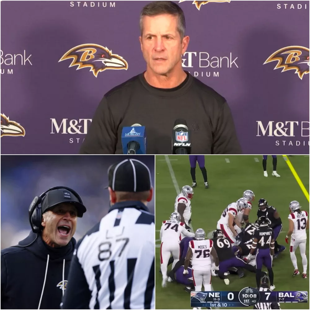“That Wasn’t Football — That Was Chaos”: John Harbaugh Explodes After Ravens’ Controversial 28–24 Loss