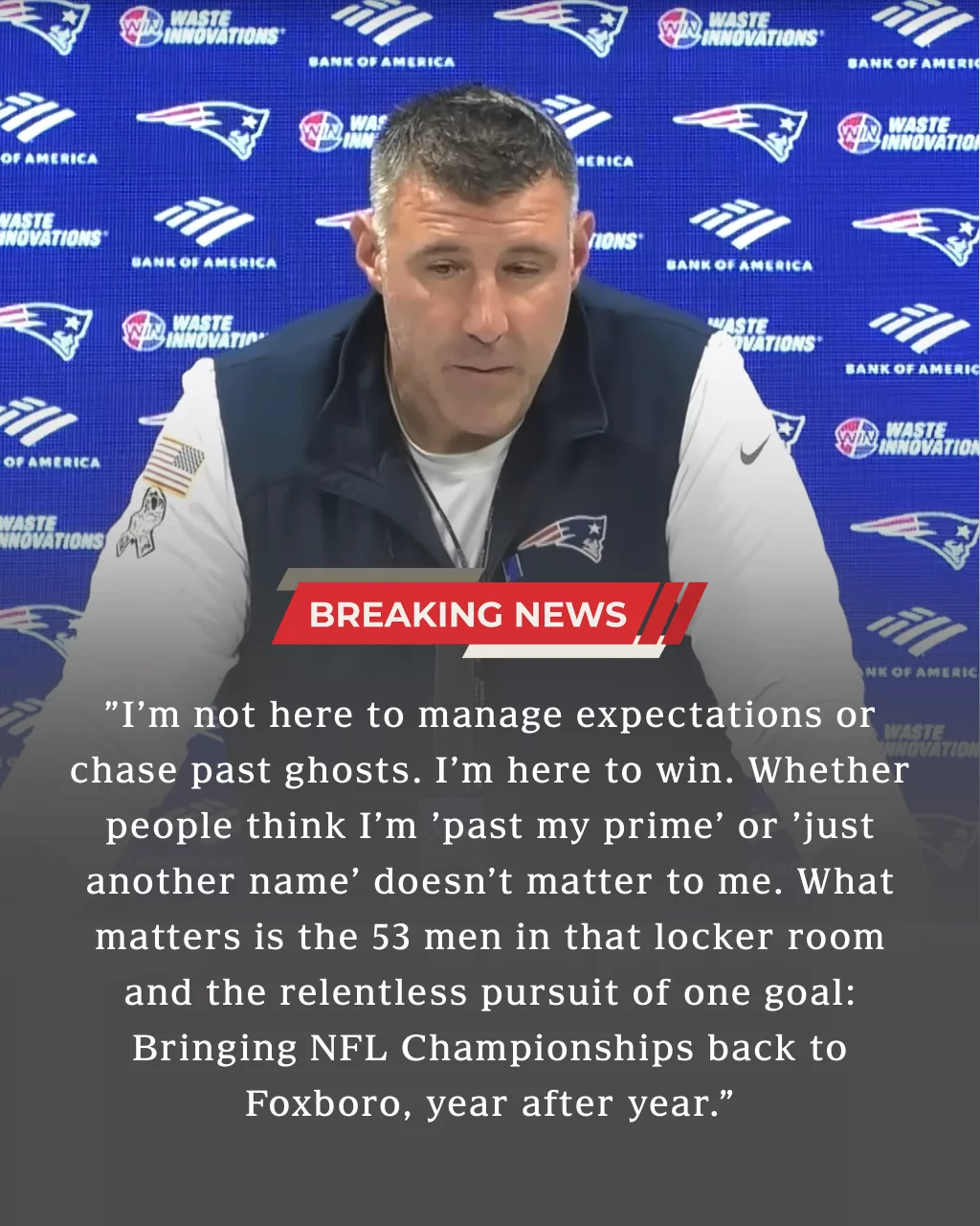 The Architect of Accountability: Mike Vrabel’s Classy Masterclass Redefines the New England Patriots