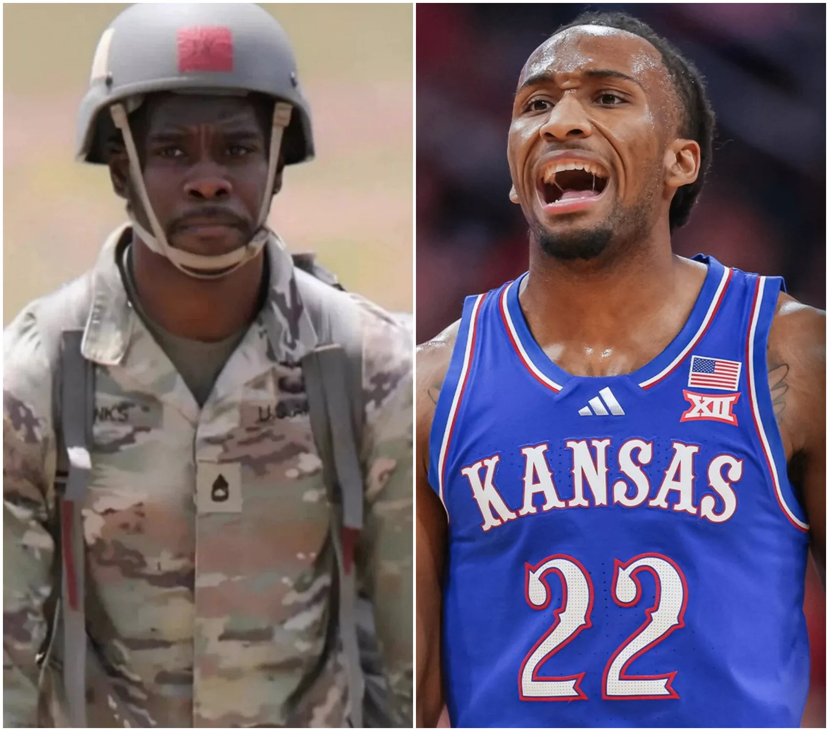 A Moment Beyond the Game: Darryn Peterson Honors American Soldiers at Kansas Jayhawks Practice