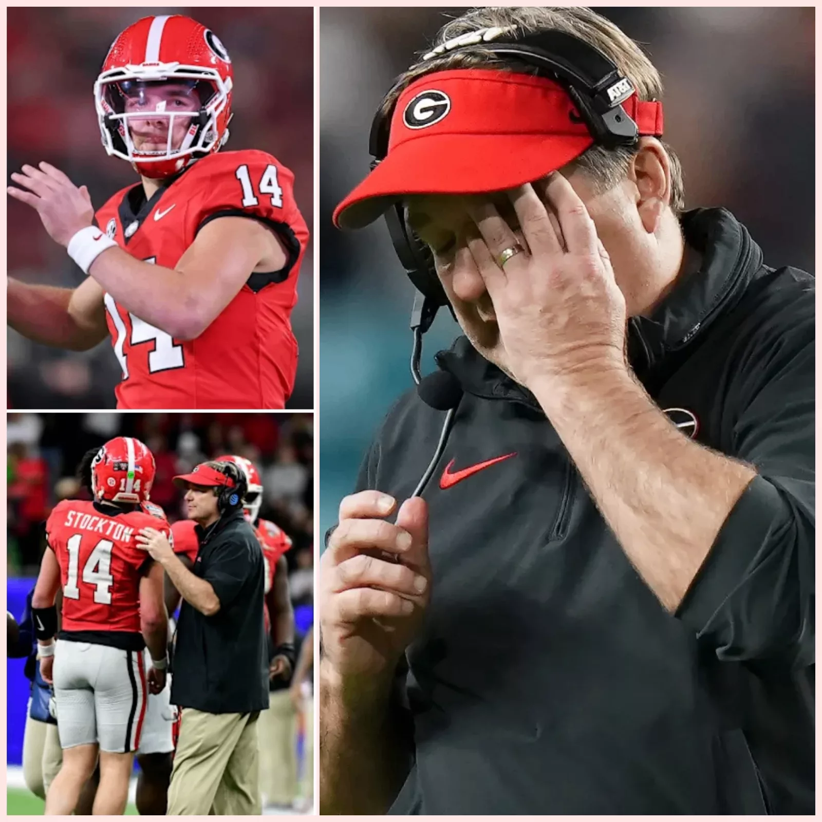 Georgia Bulldogs head coach Kirby Smart breaks his silence with a fiery statement defending quarterback Gunner Stockton: “What’s happening to him is a crime against football — a blatant betrayal of everything this sport is supposed to represent. How can people be so heartless?
