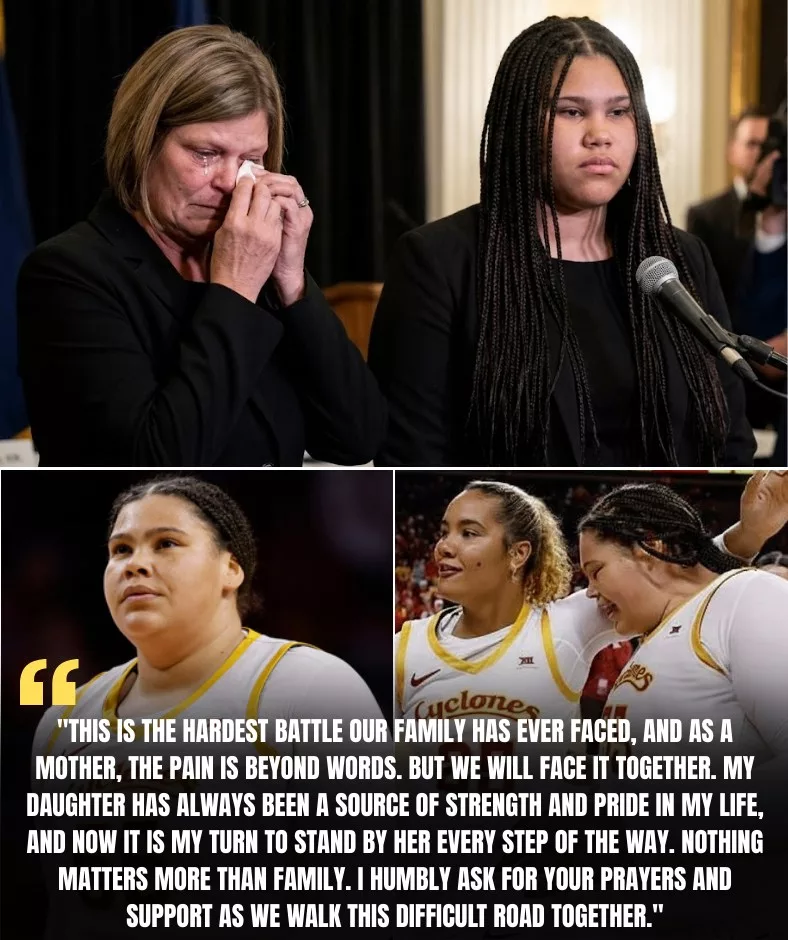 What a sad ending: The sports world was left shaken as Iowa State Cyclones star Audi Crooks and her mother made a heartbreaking announcement that brought fans to tears and sent waves of emotion across the college basketball community…