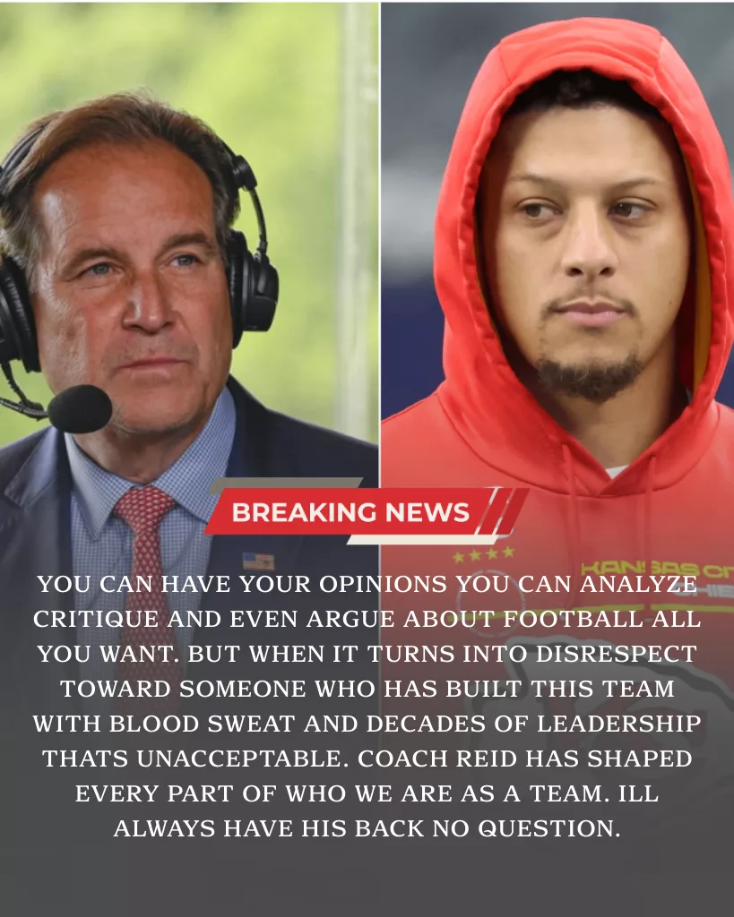 Patrick Mahomes Criticized CBS Legend Jim Nantz Just Hours After the Commentator Made Disrespectful Remarks About Andy Reid During Sunday’s Chiefs–Raiders Game
