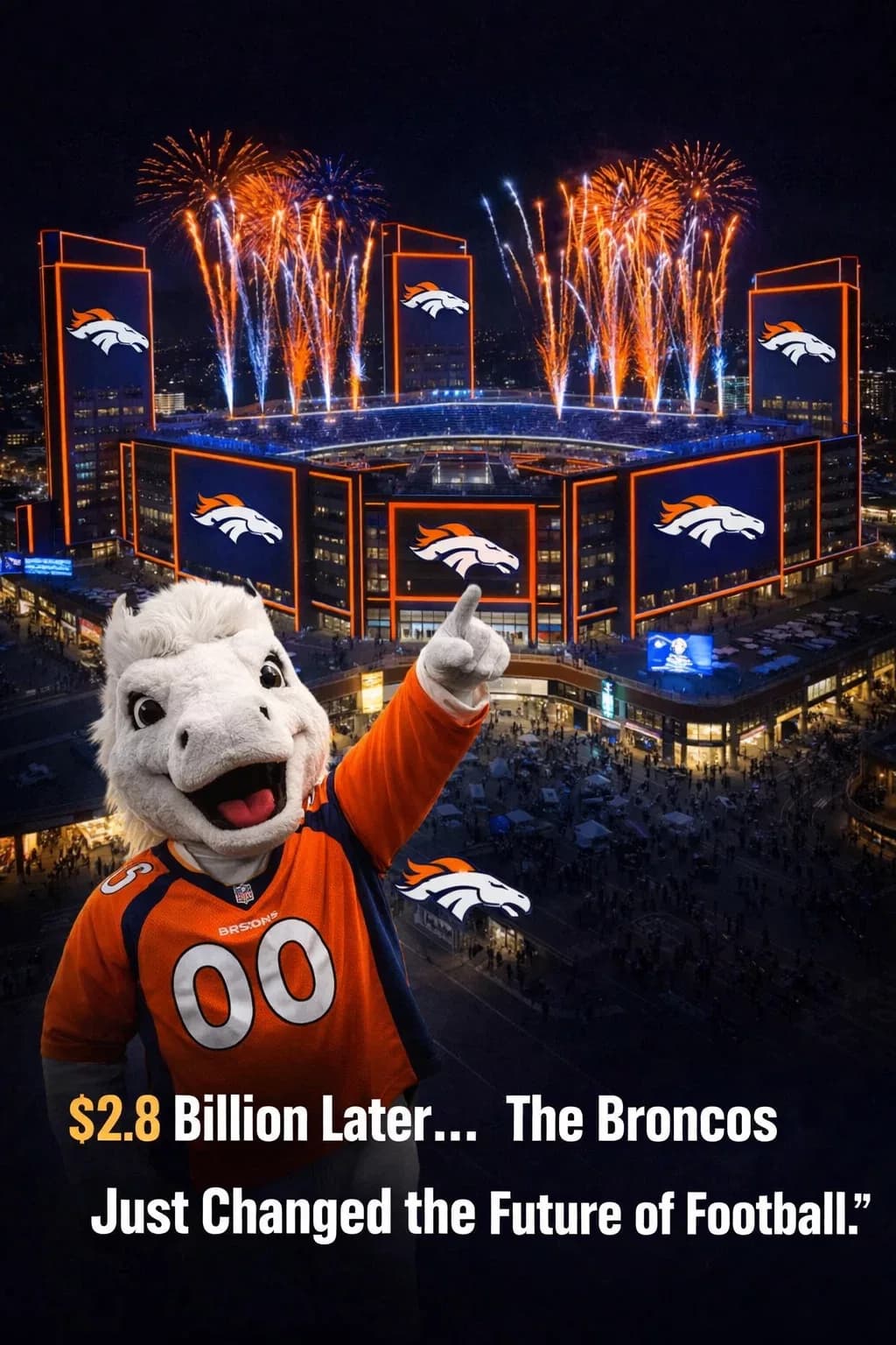 Denver Broncos Unveil Ambitious $2.8 Billion Transformation of Empower Field, Signaling a New Era for the Franchise