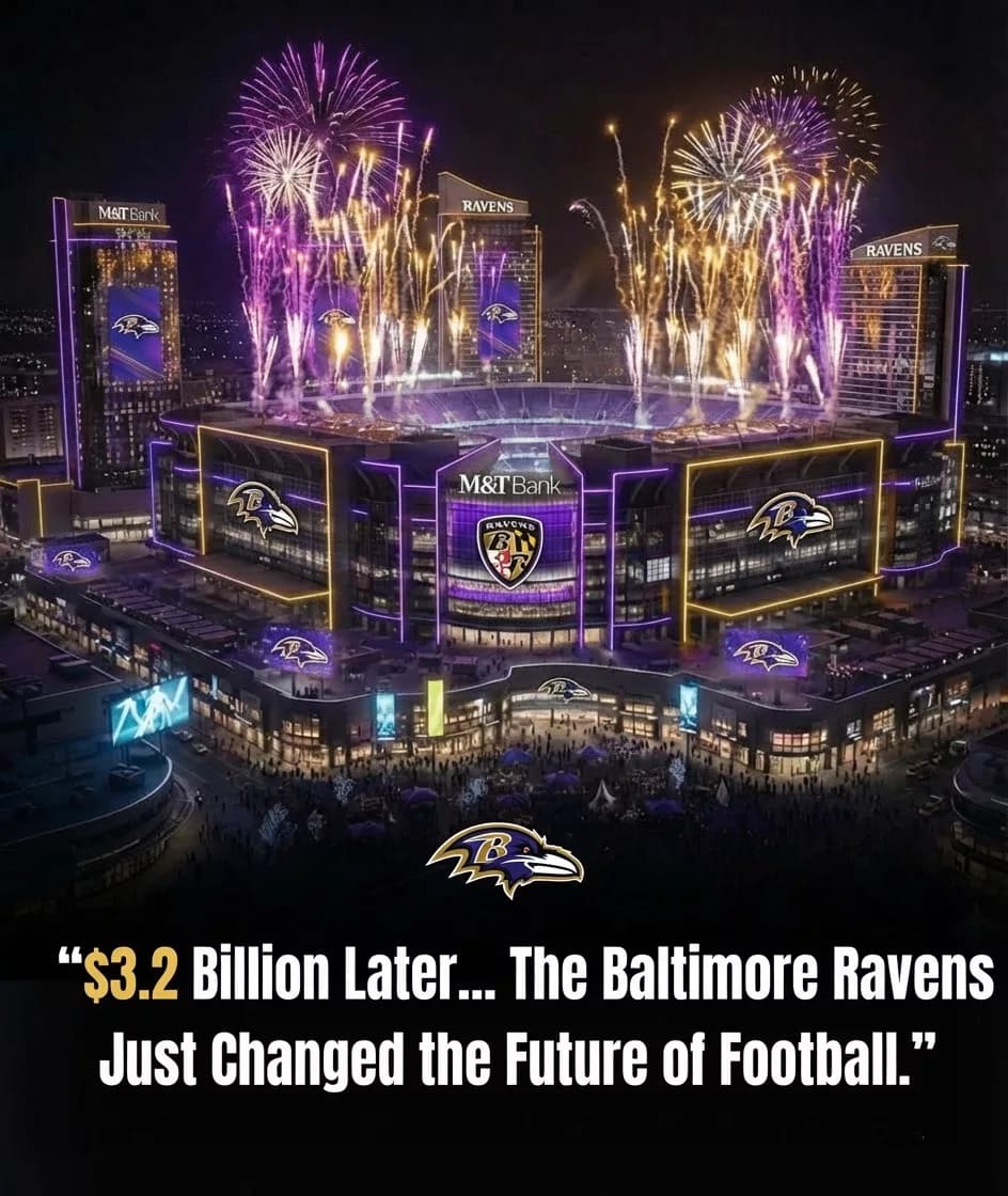 Baltimore Ravens Unveil $3.2 Billion Vision to Transform M&T Bank Stadium Into a Global NFL Destination