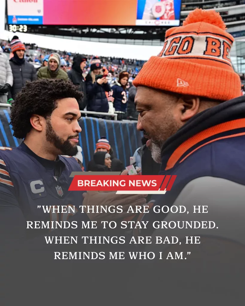 Caleb Williams’ Emotional Tribute to His Father After Bears’ Win Moves Fans to Tears