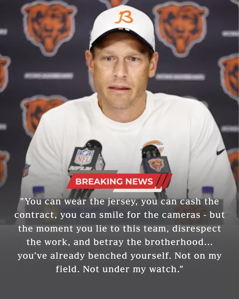 Chicago Bears Head Coach Ben Johnson Suspends Three Players After Alleged Practice Absence Incident