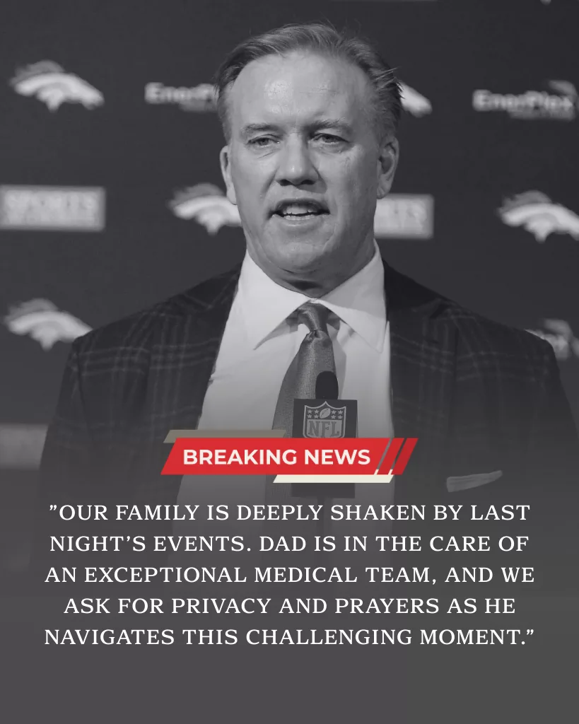 Heartbreak in NFL Nation: John Elway’s Son Issues Urgent Health Update on Broncos Legend