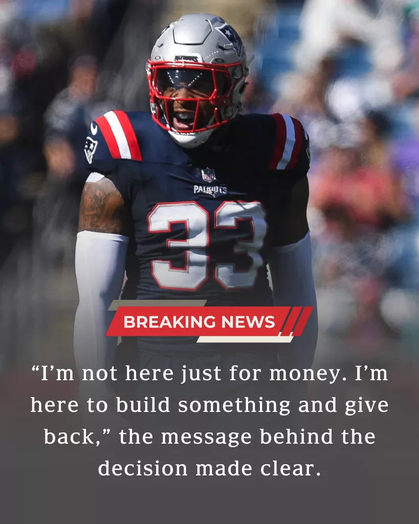 HEART BREAKING: Amid a Turbulent Rebuild, a Patriots Role Player Chooses Loyalty Over Money