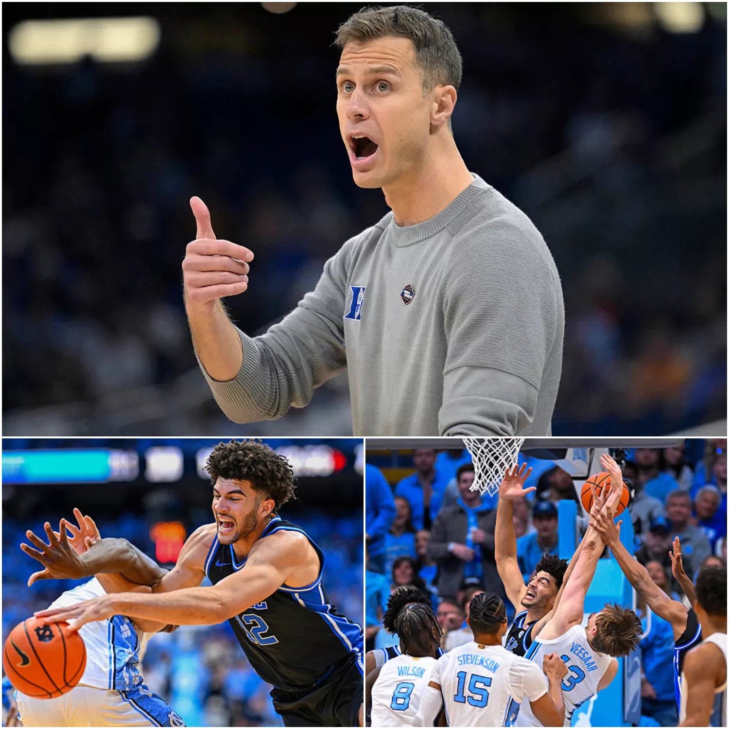 DURHAM — The scoreboard inside Cameron Indoor Stadium told one story. The words spoken moments later told another.