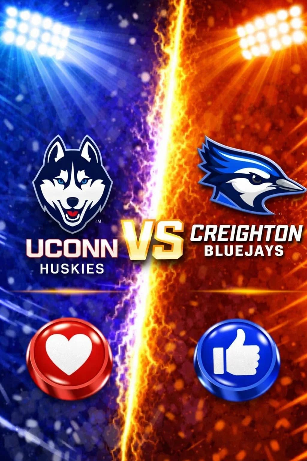 🚨 NEW TIP-OFF TIME 🚨 UConn vs. Creighton Moved to Prime Time as Big East Title Race Intensifies
