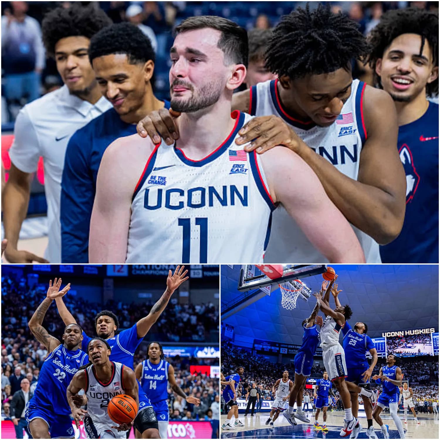 The Voice of the Huskies: Alex Karaban Slams Officiating After Gritty Win Over Seton Hall