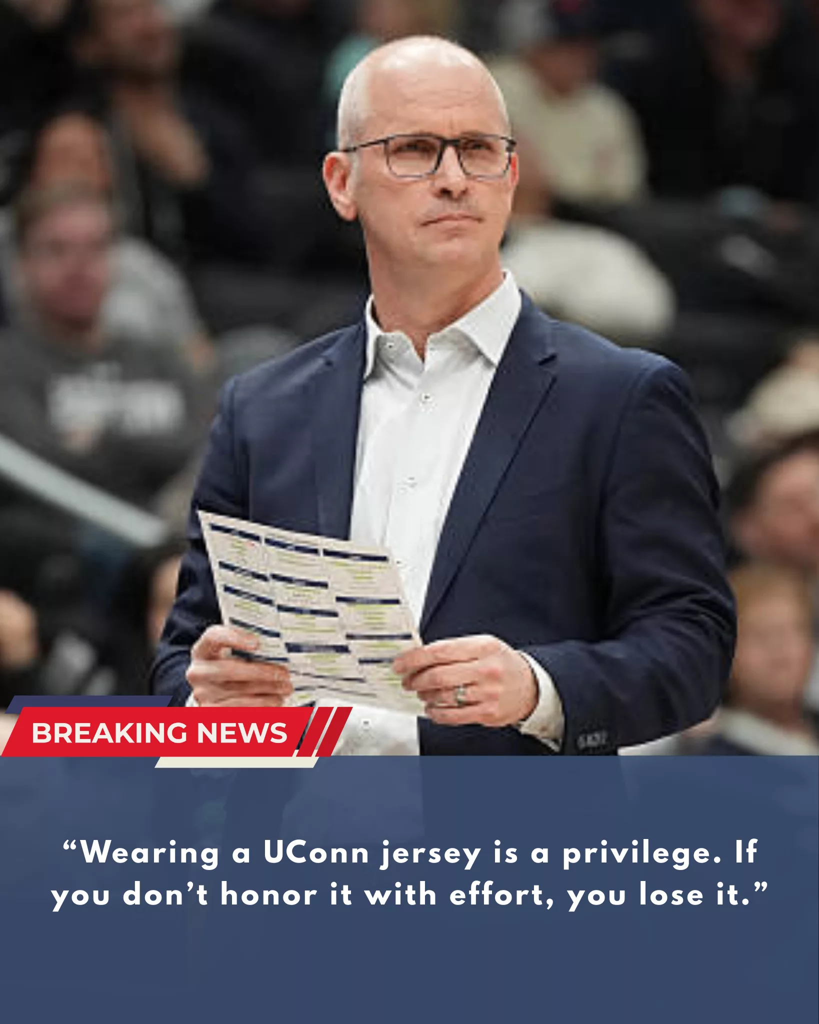 Dan Hurley Draws a Hard Line: Uconn Star Was Sent to the Bench.