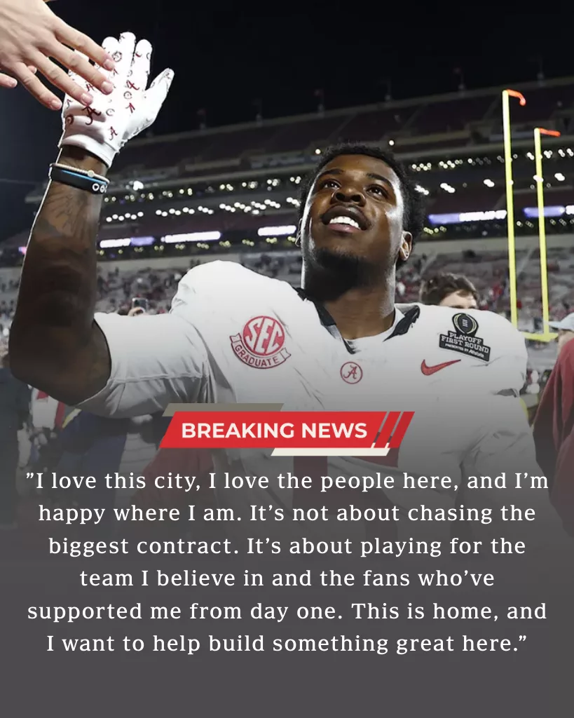 Germie Bernard Stays Loyal to Alabama, Choosing Commitment Over NIL Deals in the Transfer Portal Era
