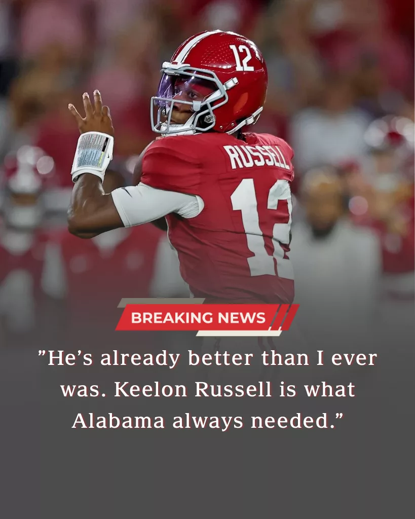 “He’s Already Surpassed Me” — Alabama Legend’s Stunning Praise for Keelon Russell Sparks Crimson Tide Frenzy