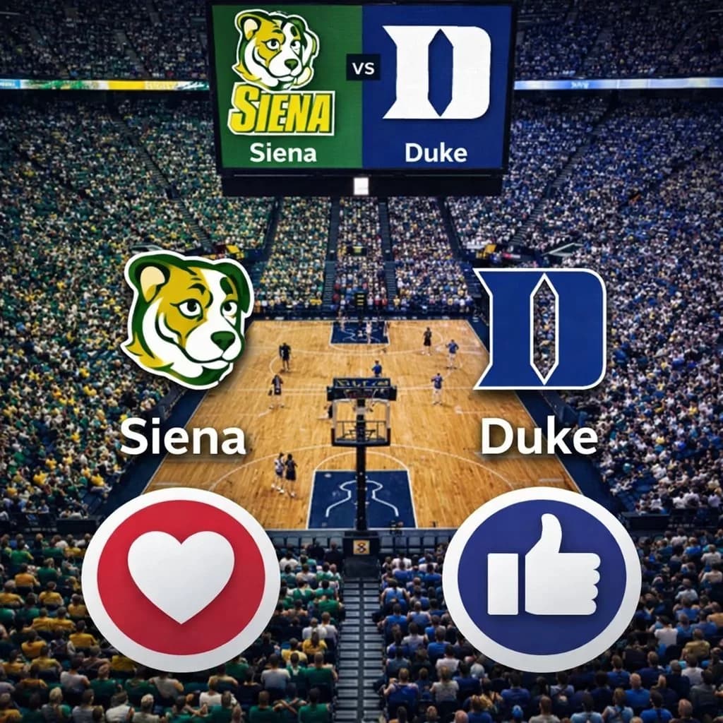 TIME CHANGE ANNOUNCEMENT: Siena vs. Duke Basketball Game
