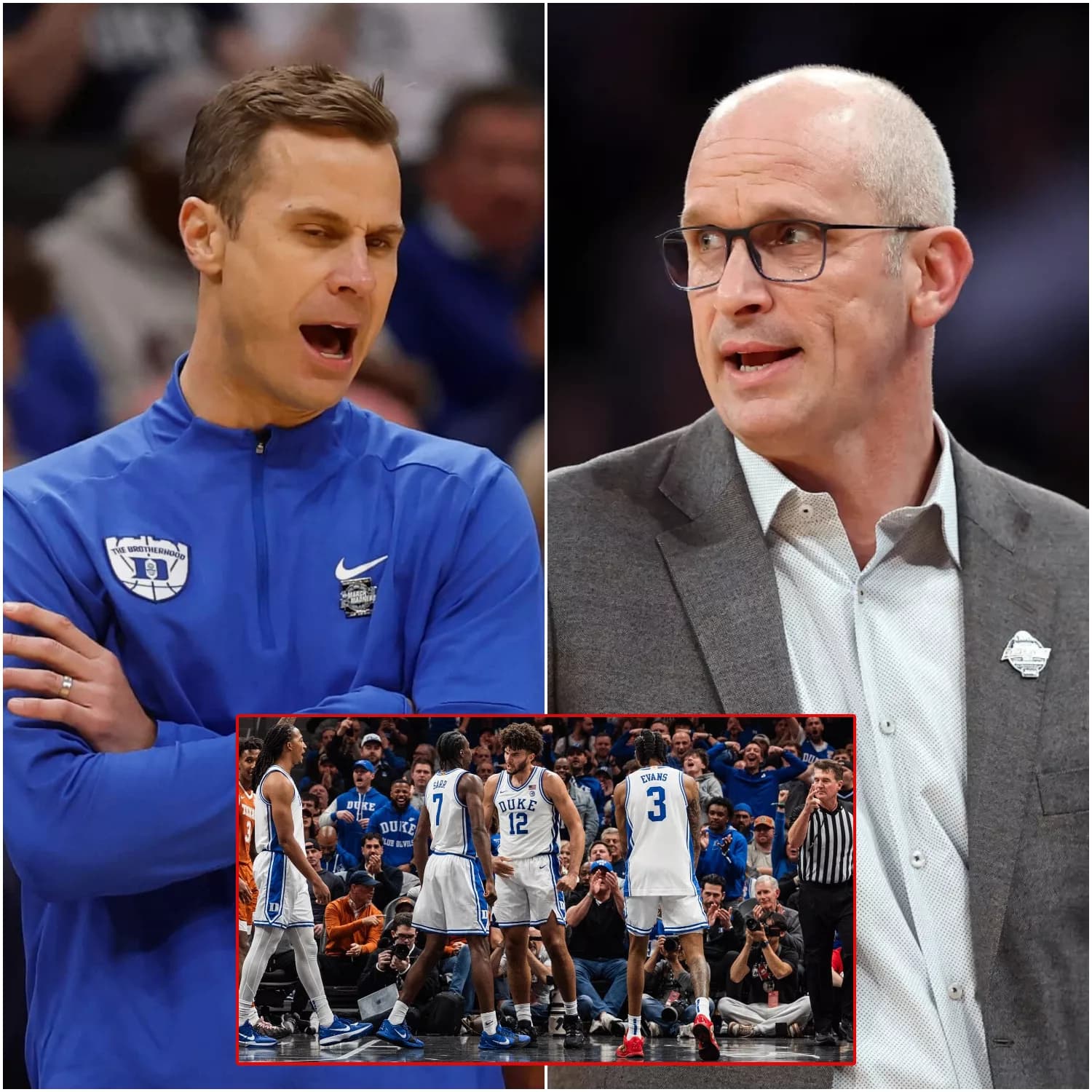 THE MELTDOWN IN HOUSTON: Jon Scheyer Ejected, Blasts UConn’s “Dishonest” Victory as Dan Hurley Silences the Critics