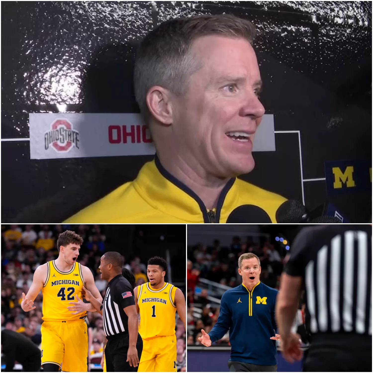Dusty May Questions Officiating After Michigan’s Heartbreaking Big Ten Title Loss to Purdue
