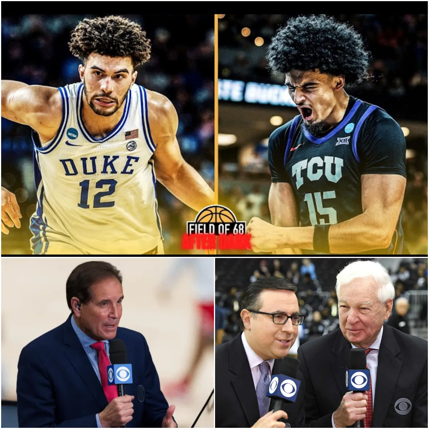 “SIT DOWN, BILL.” — Jim Nantz Silences Bill Raftery in Viral Duke-TCU Debate