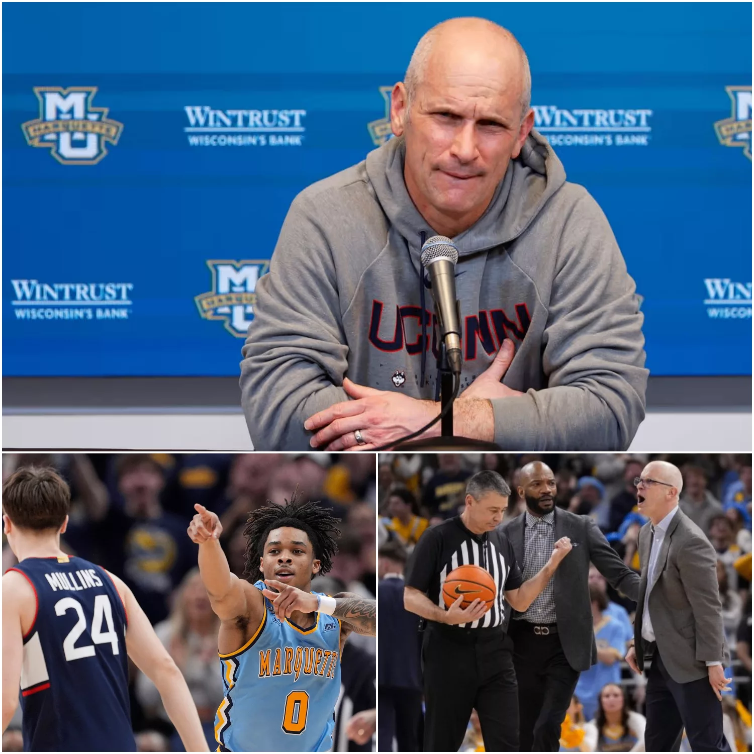 The Big East Powder Keg: Hurley’s Blistering Officiating Rant and Shaka Smart’s Razor-Sharp Response