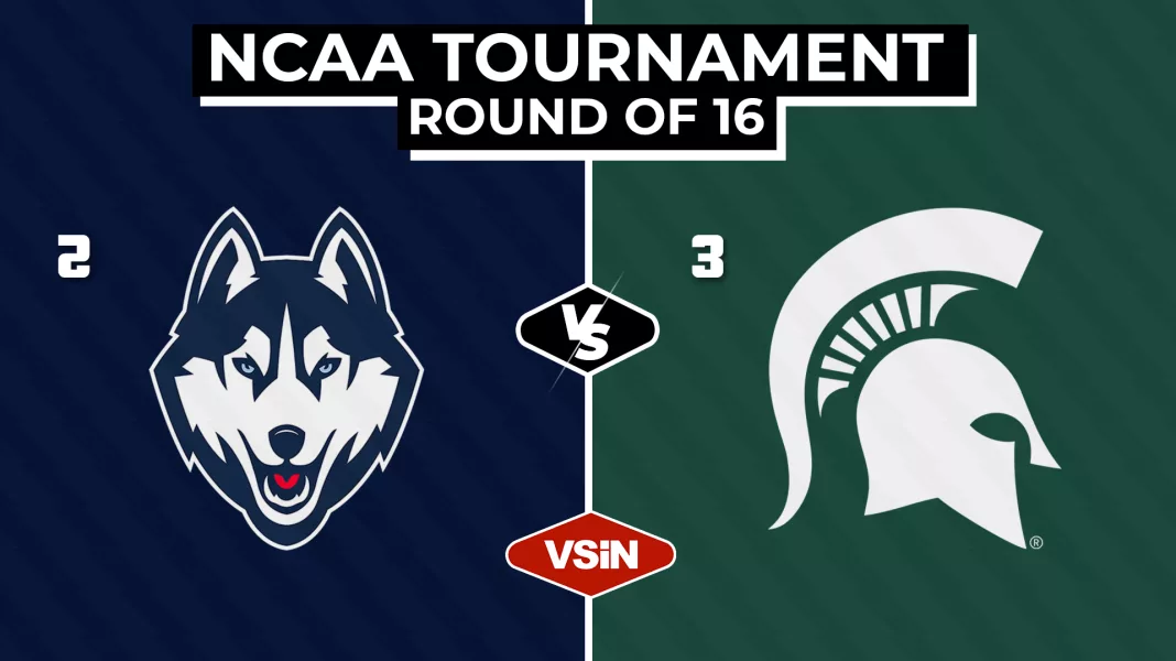 MARCH MADNESS SHAKE-UP: New Tip-Off Time Confirmed for UConn vs. Michigan State Sweet 16 Thriller