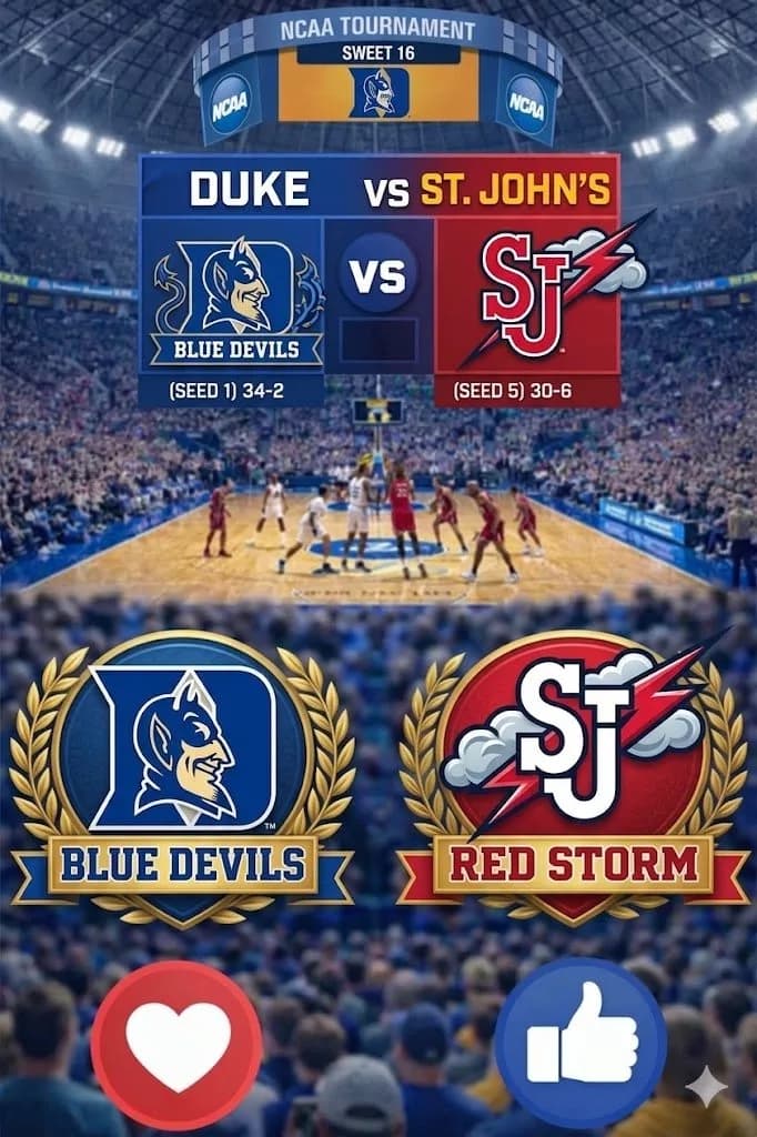 Duke and St. John’s Shift to Primetime for Epic Sweet 8 Battle at the Garden