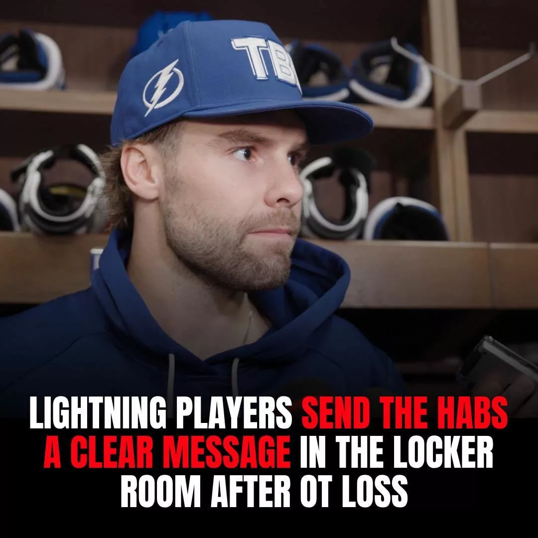 Lightning players focused on one thing in the locker room after the loss to the Canadiens!
