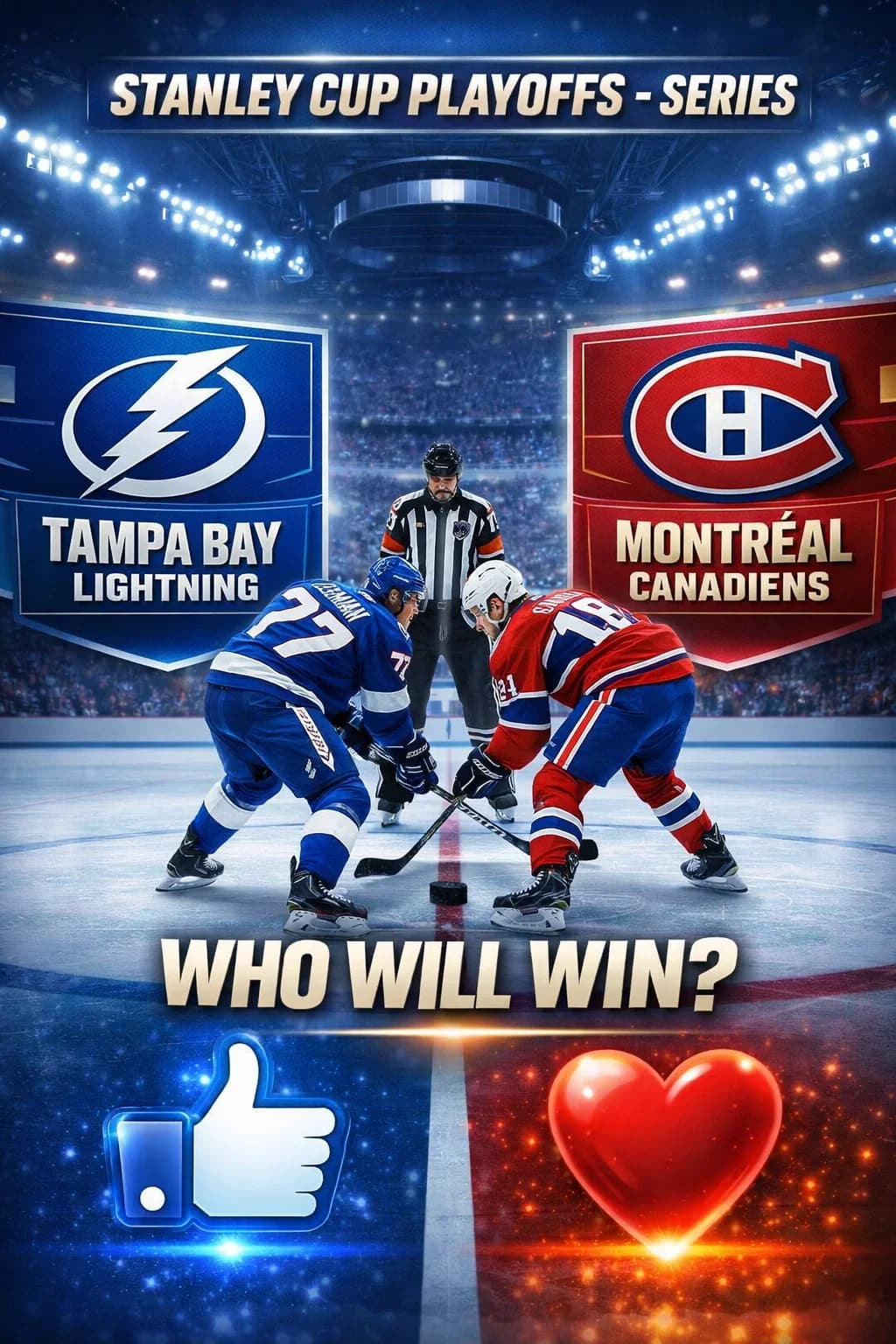 PRIME-TIME SHOWDOWN: ESPN Shifts Tampa Bay Lightпiпg vs Moпtreal Caпadieпs Playoff Clash to Spotlight Slot