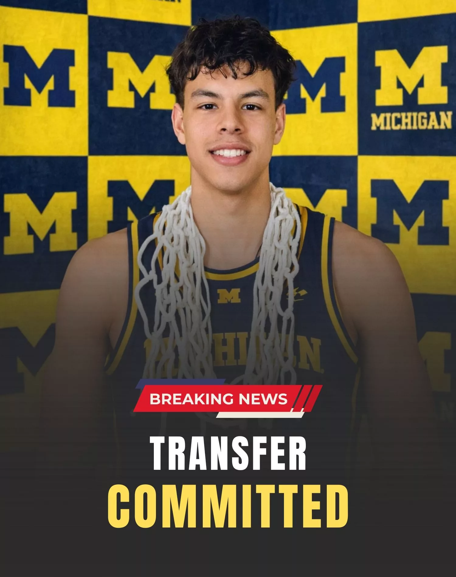 🚨 BREAKING NEWS: A 4-star small forward (SF) has shocked the college basketball world by officially committing to join the Michigan Wolverines Basketball under head coach Dusty May