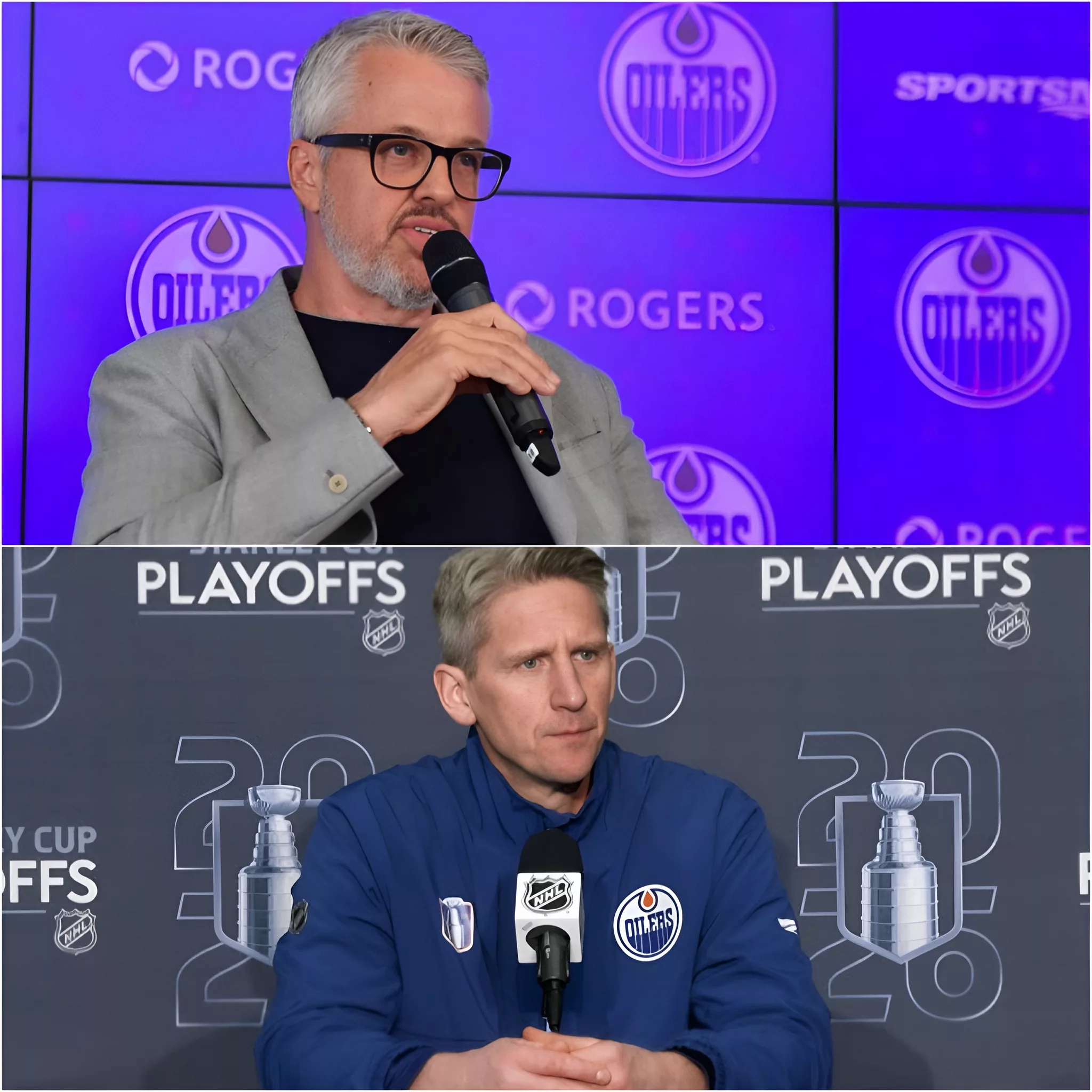 BREAKING NEWS: SHAKE-UP AT ROGERS PLACE An emergency internal meeting lasting over an hour between the Edmonton Oilers’ senior leadership and CEO of Hockey Operations Jeff Jackson has just concluded at Rogers Place. In a rare and stunning move, Jeff Jackson has personally stepped out to address the gathered media. The atmosphere was described as “cold and final” as Jackson prepared to deliver a statement that could mark a turning point for one of the NHL’s most high-profile franchises. Looking directly into the cameras, Jeff Jackson delivered the following bombshell: “We respect what head coach Kris Knoblauch has done for the Edmonton Oilers and the direction he’s building with this team, but at this organization, results are the only thing that matter. Therefore, Kris Knoblauch will…”