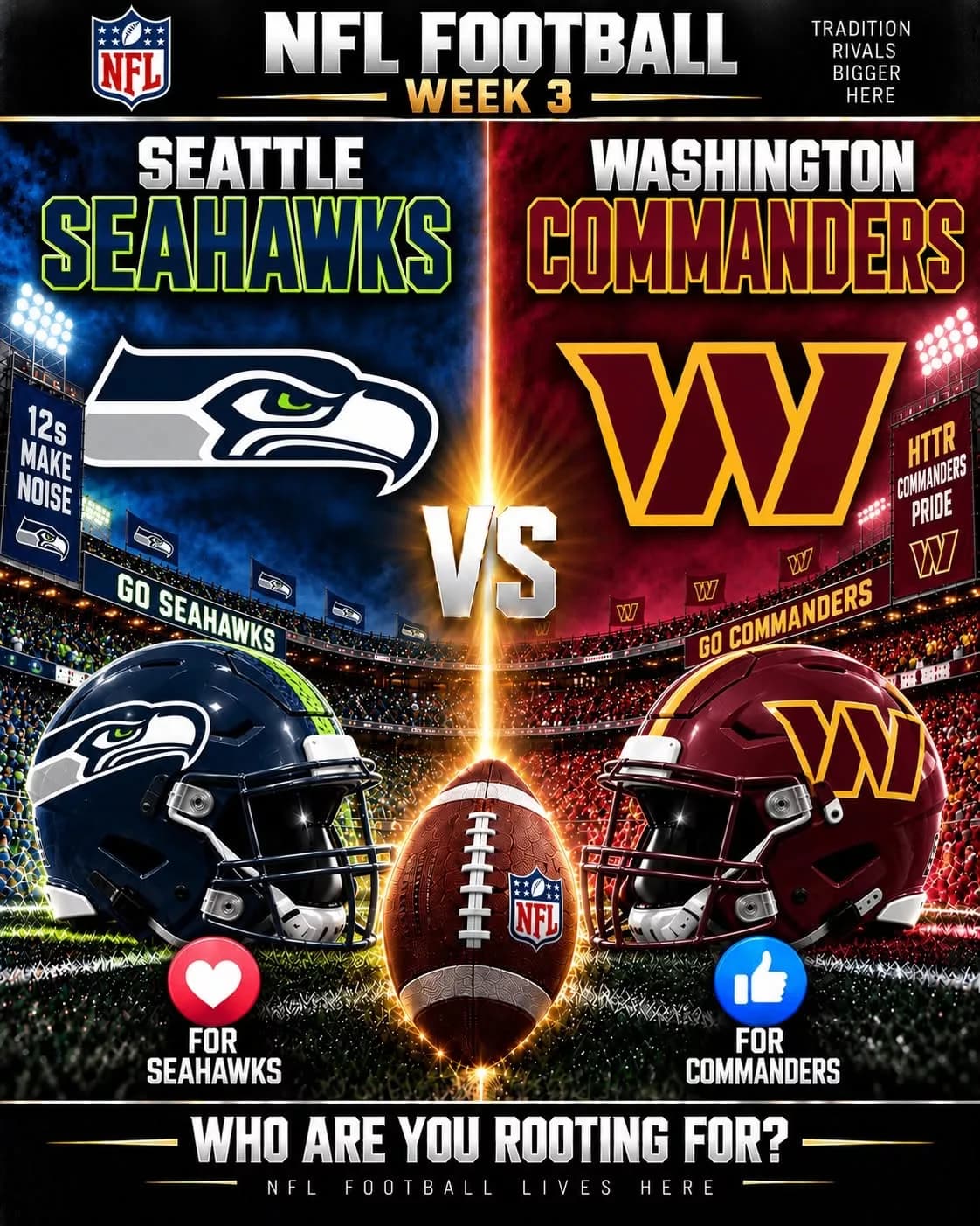🚨🏈 OFFICIALLY CONFIRMED: SEATTLE SEAHAWKS vs. WASHINGTON COMMANDERS — NFL WEEK 3 HAS BEEN SUDDENLY RESCHEDULED! FANS NEED TO UPDATE THEIR PLANS NOW! 🔥