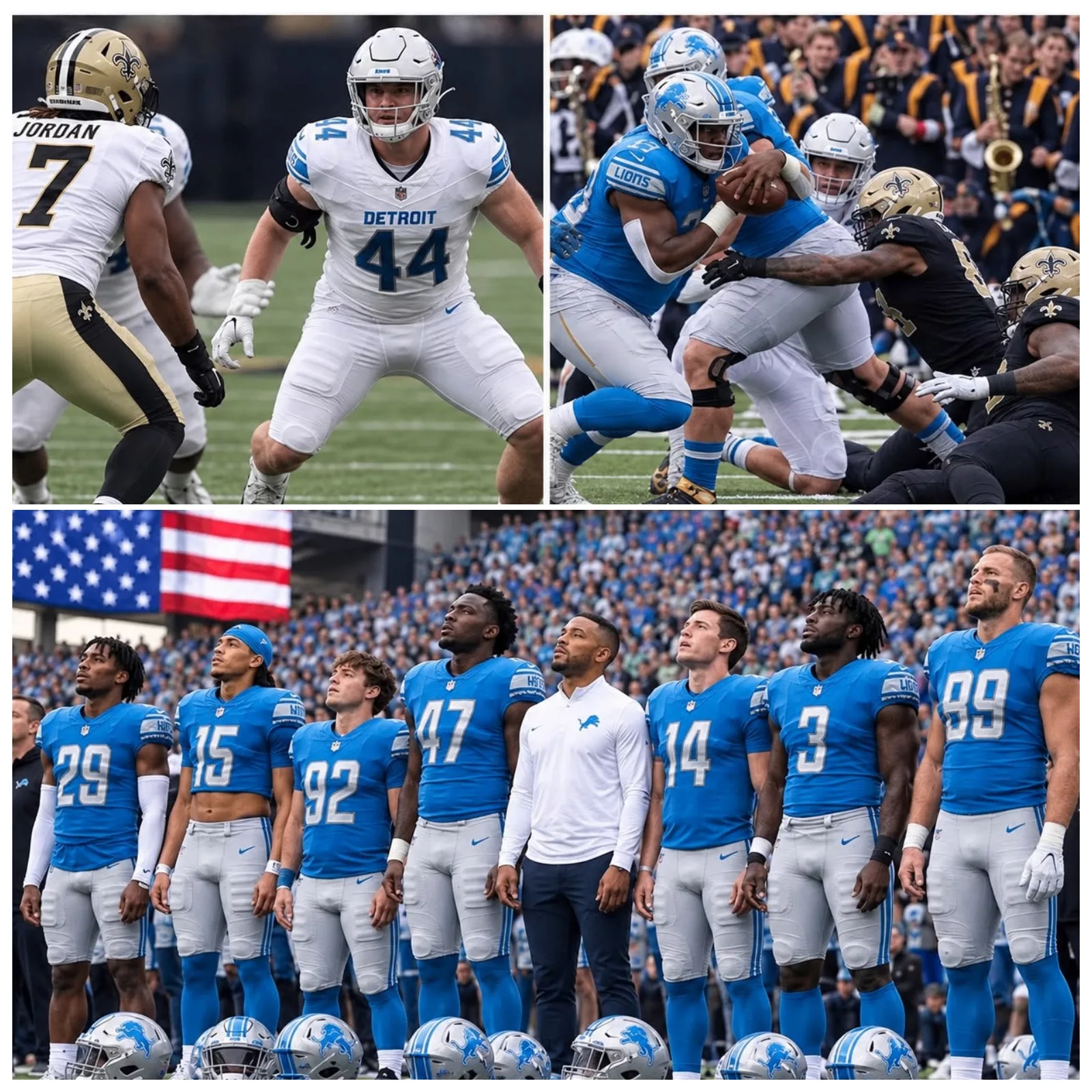 No one expected it — but after Detroit Lions delivered a stunning 31–30 shutout victory over the New Orleans Saints, the team created a moment that reminded everyone why NFL football is about more than just the final score.