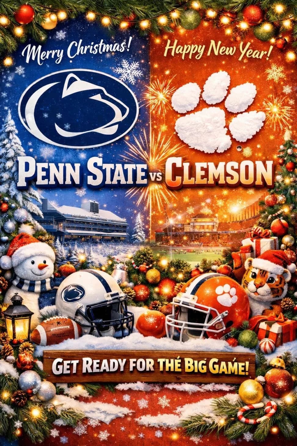 🔥🚨 BREAKING NEWS: MAJOR SCHEDULE CHANGE! The Penn State vs. Clemson game at the Pinstripe Bowl – Yankee Stadium HAS BEEN RESCHEDULED — fans, mark your calendars before it’s too late!