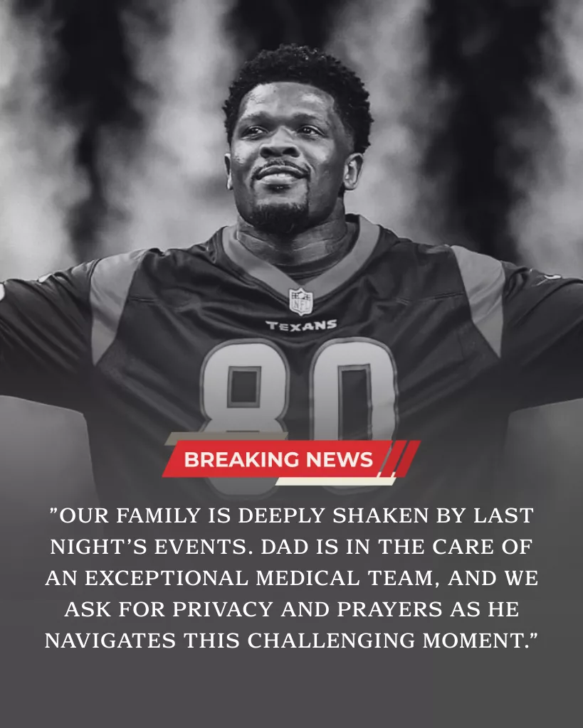 Heartbreak in NFL Nation: Andre Johnson’s Son Issues Urgent Health Update on Texans Legend