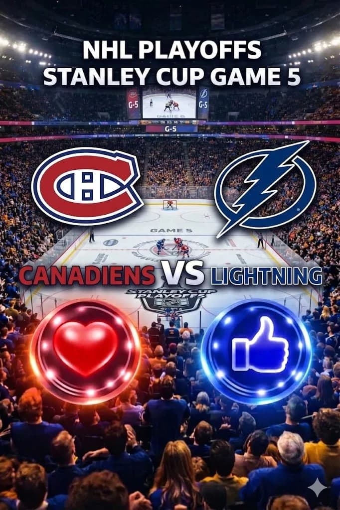 CONFIRMED: The Canadiens vs. Tampa Bay Game 5 showdown has been rescheduled. A blockbuster showdown in a crucial round — where glory and heartbreak are separated by just one game.