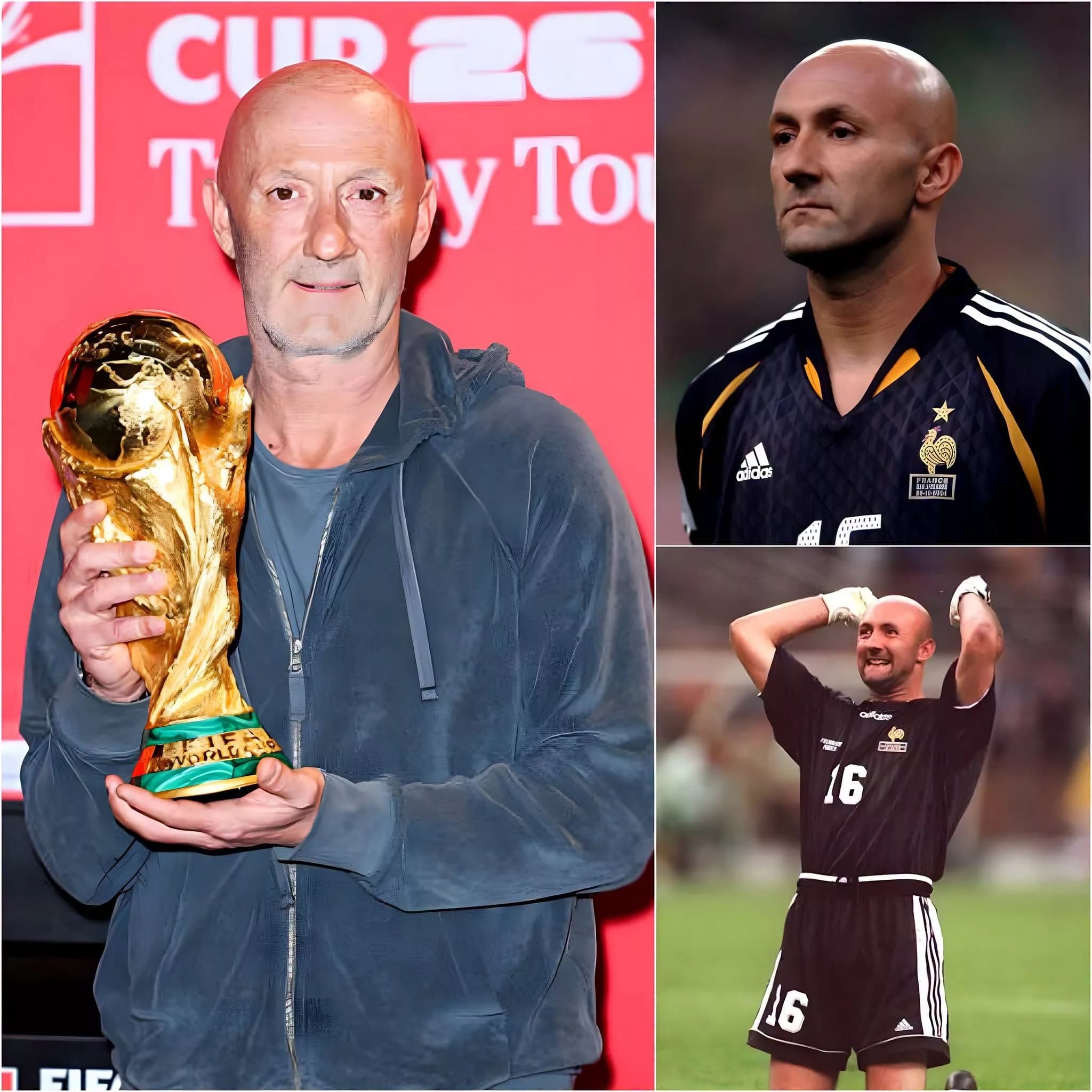 💔😠LE FOOTBALL FRANÇAIS SOUS LE CHOC ! Une information extrêmement préoccupante concernant la légende du football français Fabien Barthez (55 ans) vient de bouleverser les supporters du monde entierLe monde du football a été secoué par de folles rumeurs concernant la légende française Fabien Barthez. Ces publications alarmistes ont immédiatement suscité une vague d’inquiétude légitime chez les supporters à travers toute la planète. Cependant, il s’agit d’une grossière fausse information fabriquée de toutes pièces par des comptes malveillants. Ces méthodes douteuses cherchent uniquement à générer du clic et de l’engagement sur les réseaux sociaux au détriment de la vérité. L’ancien gardien de but emblématique des Bleus se porte en réalité parfaitement bien au quotidien. Aucune source officielle ni aucun média d’information crédible n’a confirmé ces spéculations complètement absurdes et dénuées de fondement. Fabien Barthez reste à jamais gravé dans l’histoire comme l’un des plus grands gardiens français. Ses performances héroïques lors de la Coupe du Monde 1998 ont marqué toute une génération de passionnés de ballon rond. Son style unique et sa personnalité haut en couleur ont fait de lui un joueur universellement apprécié. Le fameux rituel du baiser sur son crâne chauve est devenu un symbole légendaire du football international. Au cours de sa brillante carrière, il a défendu les couleurs de grands clubs européens prestigieux. Ses passages réussis à Marseille, Monaco ou Manchester United ont confirmé son talent exceptionnel au plus haut niveau. Avec l’Olympique de Marseille, il a remporté la plus prestigieuse des compétitions européennes de clubs. Ce sacre historique en Ligue des Champions en 1993 a définitivement propulsé sa carrière sur la scène continentale. Sous le maillot de l’AS Monaco, il a également étoffé son palmarès avec plusieurs titres nationaux. Sa régularité impressionnante dans les cages a grandement contribué aux succès mémorables du club de la Principauté. Son transfert vers Manchester United a marqué une étape majeure dans son parcours professionnel d’élite. En Angleterre, il a conquis le cœur des supporters grâce à des arrêts spectaculaires et une assurance naturelle. Après avoir pris sa retraite des terrains de football, il s’est tourné vers une autre passion. Le sport automobile est devenu son nouveau terrain d’expression où il a fait preuve d’une grande détermination. Il a notamment participé à la mythique course des 24 Heures du Mans à plusieurs reprises. Sa reconversion réussie dans l’automobile témoigne de son esprit compétitif inchangé et de son goût pour le dépassement. Fabien Barthez a également partagé son immense expérience avec les jeunes générations de gardiens. Ses conseils avisés et sa vision du poste continuent d’inspirer de nombreux techniciens à travers le monde. Les fausses informations ciblant les personnalités publiques sont malheureusement devenues trop fréquentes sur internet. Il est essentiel de vérifier minutieusement la fiabilité des sources avant de relayer de telles rumeurs. Le silence de l’entourage face à ces affabulations s’explique tout simplement par leur caractère grotesque. Les proches préfèrent ignorer ces provocations inutilement dramatiques plutôt que de leur donner une importance non méritée. Les supporters peuvent désormais être rassurés quant à la santé de leur idole de toujours. Le champion du monde 1998 continue de mener sa vie paisiblement, loin du tumulte des fake news numériques. La solidarité exprimée spontanément par les fans montre à quel point Barthez demeure aimé de tous. Cet élan d’affection sincère prouve que son empreinte dans le cœur des Français reste profondément intacte. Le parcours exceptionnel de cet athlète hors norme continue de faire la fierté du sport français. Ses exploits passés rappellent les plus belles heures de gloire de la sélection nationale de football. Il convient de faire preuve de vigilance face aux titres racoleurs et trompeurs sur internet. La recherche du buzz facile ne doit jamais prendre le dessus sur le respect des personnalités et de leur vérité. Fabien Barthez reste un modèle de sérénité et de passion pour l’ensemble du monde sportif. Son nom continuera d’évoquer des souvenirs inoubliables de victoires et d’émotions intenses partagées avec tout un peuple. Les récits inventés de toutes pièces finiront par s’éteindre d’eux-mêmes face à la réalité des faits. La communauté des passionnés de football préfère retenir l’immense héritage laissé par le légendaire portier tricolore. Chaque apparition publique du Divin Chauve est un événement chaleureux pour les amateurs de sport. Son authenticité et son parler-vrai font de lui un consultant toujours très écouté lors des grands rendez-vous. L’histoire retiendra la trajectoire unique d’un gamin du Sud-Ouest devenu une icône mondiale incontournable. Sa capacité à garder son sang-froid dans les moments les plus tendus reste sa plus grande force. Les valeurs de camaraderie et de travail qu’il a incarnées tout au long de sa carrière restent exemplaires. Il a toujours placé le collectif au-dessus de sa propre personne sur et dehors du terrain. Les supporters peuvent continuer de célébrer la mémoire de ses arrêts venus d’ailleurs en toute quiétude. Le légendaire numéro un des Bleus poursuit sa route avec la même discrétion et la même élégance. Ce type de canular sur les réseaux sociaux rappelle l’importance de garder un esprit critique développé. Ne pas céder à la panique face aux annonces sensationnalistes permet de préserver la qualité de l’information. Le football français peut s’estimer heureux d’avoir compté dans ses rangs un tel phénomène athlétique. Son palmarès garni de titres majeurs témoigne d’une carrière menée avec une maîtrise absolue du sujet. Ses anciens coéquipiers gardent un souvenir impérissable de sa joie de vivre communicative dans les vestiaires. Il était le rayon de soleil qui parvenait à dédramatiser les enjeux les plus colossaux. Aujourd’hui encore, sa voix compte lorsqu’il s’agit d’analyser l’évolution du poste de gardien moderne. Son œil d’expert permet de mieux comprendre les exigences physiques et mentales de ce rôle si particulier. Les fausses alertes sur sa santé ne sont finalement qu’un bien triste épisode vite oublié par tous. La vérité finit toujours par triompher, remettant la légende du football à sa juste place. La passion de Fabien Barthez pour le sport sous toutes ses formes demeure un exemple motivant. Qu’il soit derrière un volant ou sur les terrains, son engagement reste total et profondément sincère. Les amoureux du maillot bleu continueront d’entonner des chants à la gloire de leurs héros de toujours. Barthez figurera éternellement en très bonne place parmi ces monstres sacrés du sport tricolore. Rien ne pourra altérer le respect immense que le public éprouve à l’égard de cet homme d’exception. Sa simplicité naturelle a toujours constitué son meilleur atout auprès du grand public populaire. La prudence reste de mise sur les plateformes numériques pour éviter la propagation de fausses nouvelles. Privilégier les canaux d’information traditionnels garantit d’obtenir des nouvelles vérifiées et fiables au quotidien. L’héritage laissé par la génération dorée de 1998 demeure une source d’inspiration inépuisable pour la jeunesse. Barthez en est l’un des piliers vertébraux les plus solides et les plus admirés. Cette mise au point permet d’éteindre définitivement la polémique stérile entourant cette fausse annonce inquiétante. Le quotidien de l’ancien champion se poursuit sans le moindre problème de santé à signaler. L’admiration du monde du football envers le portier français reste unanime et transgénérationnelle. Les plus jeunes continuent d’étudier ses gestes techniques pour perfectionner leur propre jeu dans les académies. Sa gentillesse et sa disponibilité lors des événements caritatifs font également l’admiration de l’opinion publique. Il sait redonner avec générosité ce que le sport lui a offert tout au long de sa vie. Le calme est désormais revenu parmi la grande communauté des fans du football français et mondial. Tout le monde peut à présent se reconcentrer sur l’actualité sportive réelle et la suite des compétitions. L’aventure de Fabien Barthez est une success-story à la française qui continue d’écrire de superbes pages. Son parcours prouve que le travail et la passion permettent d’atteindre les sommets les plus élevés. Nous souhaitons à la légende des Bleus encore de longues années épanouies auprès de ses proches aimants. Que son parcours continue d’éclairer la voie pour toutes les futures générations de champions sportifs. En conclusion, la rumeur désastreuse qui a circulé n’était qu’un tissu de mensonges sans le moindre intérêt. Fabien Barthez va très bien et conserve sa place privilégiée dans le cœur des Français. Gardons en mémoire ses plus beaux arrêts plutôt que d’accorder du crédit aux faiseurs de buzz numériques. L’histoire sportive de la France s’écrit avec la vérité et le respect de ses héros. Merci à cet immense champion pour toutes les émotions inoubliables qu’il a offertes à la nation entière. Son nom restera gravé en lettres d’or dans le grand livre du sport international. Que cette leçon serve de rappel à l’ordre pour une utilisation plus responsable des médias sociaux. La vérité et le respect de la personne humaine doivent toujours prévaloir sur le reste. Fabien Barthez incarne la réussite, le talent et la joie d’un joueur hors du commun et inoubliable. Longue vie à cette légende vivante du football tricolore et de la Coupe du Monde. Le ballon rond continuera de tourner mais l’empreinte du portier toulousain restera à jamais unique au monde. Sa légende est gravée dans le marbre pour l’éternité et pour toutes les générations. Soyons fiers d’avoir connu l’époque où ce phénomène gardait les buts de notre équipe nationale de football. Sa légende est vivante et se porte au mieux pour notre plus grand bonheur. Un grand merci à ce gardien volant pour sa contribution inestimable à l’histoire sportive de notre pays. Que son avenir soit fait de réussite, de santé et de passions palpitantes. La vérité est désormais rétablie de manière claire, nette et définitive pour l’ensemble des supporters inquiets. Fabien Barthez est en parfaite santé et profite pleinement de sa vie active. Continuons d’honorer nos champions de leur vivant avec la dignité et la reconnaissance qu’ils méritent amplement. Fabien Barthez demeure pour toujours un grand monsieur du football français et mondial.