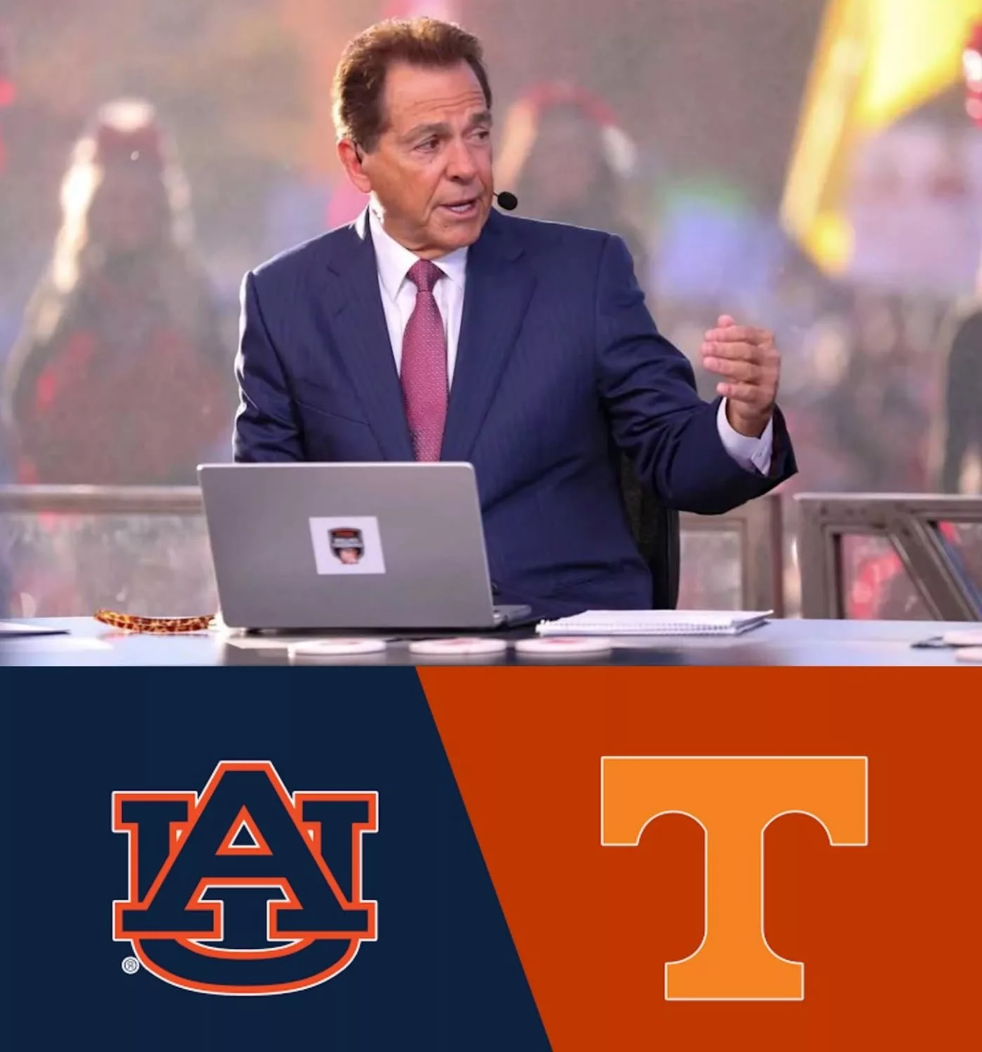 Nick Saban offered a bold analysis and score prediction ahead of the Tennessee Volunteers vs. Auburn Tigers game…