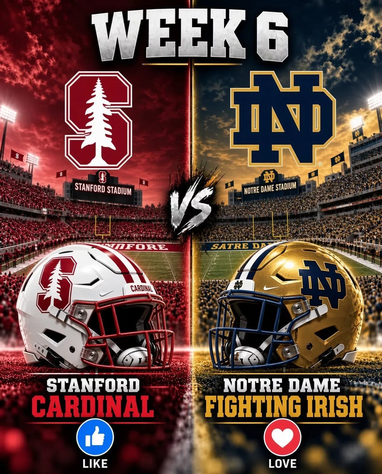 ποΈ CONFIRMED: NOTRE DAME vs. STANFORD HAS BEEN RESCHEDULED β A LEGENDS TROPHY SHOWDOWN WHERE GLORY AND HEARTBREAK ARE SEPARATED BY JUST ONE GAME