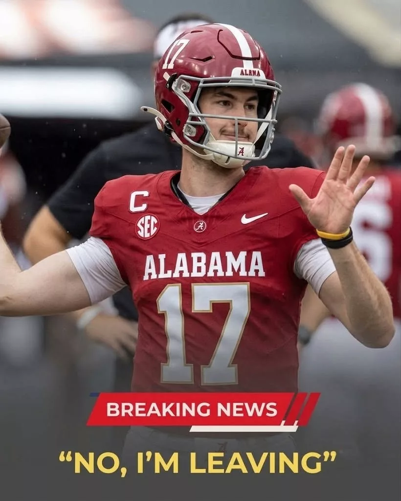🚨 BREAKING: “No, I’m Leaving” — Alabama Crimson Tide Star Stuns the College Sports World by Signing a $5M Long-Term Extension with...
